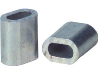 DENWIRE Wirelåse aluminiumfor 2,3mm wire - (100 stk.) Verktøy & Verksted - Skruefester - Stålwire & låser