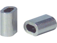 DENWIRE Wirelåse aluminium for 1,5mm wire - (100 stk.) Verktøy & Verksted - Skruefester - Stålwire & låser