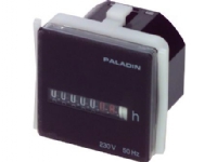PALADIN Timetæller for låge 48×48 mm  24V AC/50 Hz