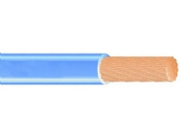 Monteringskabel halogenfri1X16,0 mm² H07Z-K ljusblå 450/750Vring kabeldiameter 7,3 mm – (100 meter)