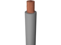 Monteringsledning halogenfri 1X1,5 mm² H07Z-K grå 450/750V spole ledningsdiameter 3,4 mm – (100 meter)