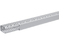 HAGER Ledningskanal opslidset HxB : 80x60mm slids 6mm PVC grå RAL 7030 – (2 meter)