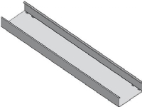 Kabelbakke KB184 glat 60Hx100x1mm FZS 3m – (3 meter)