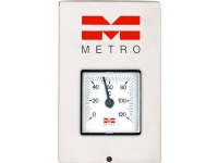 Metro termometer analog I boks - I Box Rørlegger artikler - Oppvarming - Tilbehør