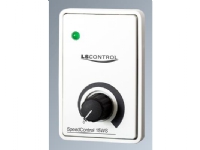LS CONTROL Regulator ES33 / SpeedControl 15S W, hvid, 1,5A manuel med afbryder og lampe, tilpasset FUGA. 230V AC/50Hz, IP20. Mål 70x52x56 mm. Diverse