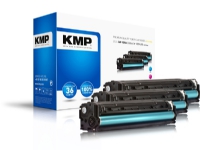 KMP H-T113CMY, 1400 sider, Cyan, Fiolblå, Gult, 3 stykker Skrivere & Scannere - Blekk, tonere og forbruksvarer - Tonere