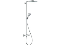 HANSGrohe Raindance Select S300 1Jet duschsystem termostat för väggmontage horisontell Ø460mm duscharm Ø120mm handdusch och Ø300mm huvuddusch