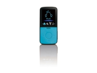 Lenco PODO-153, MP3-spiller, 4 GB, TFT, USB 2.0, Sort, Blå, Hodetelefoner TV, Lyd & Bilde - Bærbar lyd & bilde - MP3-Spillere