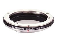 Olympus MF-1 OM Adapter – Linsadapter 4/3-fattning – Olympus OM-fäste – för Olympus E-3 E-30 E-410 E-420 E-450 E-520 E-600 E-620  EVOLT E-410 E-420 E-520