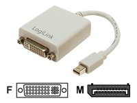 Bilde av Logilink - Displayadapter - Mini Displayport (hann) Til Dvi-i (hunn) - 9 Cm