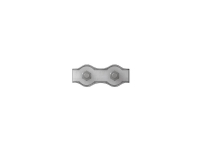 dörner + helmer 4814454 Wireklemme 3 mm Stål Galvaniseret 20 stk