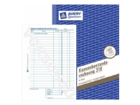 Avery 318, Blå, Hvit, Papir, 148 mm, 210 mm Papir & Emballasje - Kalendere & notatbøker - Notatbøker