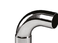 Bøjning 90° 28 mm lodde - med muffe og glat ende