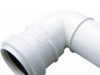Ht-Pp (Amax Pro) Ø50 mm x 88,5° hvid bøjning