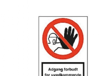 Forbudsskilt Rygning og åben ild forbudt Plast (A4) 297 x 210 mm F104PA4 Klær og beskyttelse - Sikkerhetsutsyr - Skilter & Sikekrhetsmerking