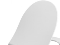 Pressalit Sway D 934 vit toalettsits med Soft Close Kip-beslag med Lift-Off i rostfritt stål
