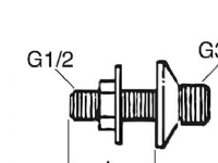 GB Forskruningssæt 65mm - a 2 stk for brusekabine Rørlegger artikler - Baderommet - Armaturer og reservedeler