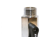 1/2 Securex kuglehane m/kontra ligeløbende muffe/nippel Rørlegger artikler - Ventiler & Stopkraner - Stoppventiler