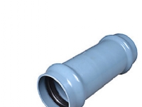PVC skydemuffe 250mm PN10 - Wavin Rørlegger artikler - Rør og beslag - PVC rør og beslag