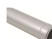Blücher afl.rør 1 mf.50X250mm - m.O-ring. AISI 316L.Syrefast stål