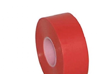 PVC tape rød 25mm x 20m - StrækbarAT7, selvklæbende og vandafvisende, 0-70 gr. C Verktøy & Verksted - Skruefester - Diverse fester