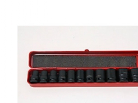 FLAIR 1/2 toppe i metalbox - Str. 10,12-17,19,21,22,24mm El-verktøy - Luftverktøy - Lufttilbehør