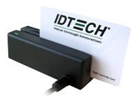 ID TECH MiniMag Intelligent Swipe Reader IDMB-3321 – Kortläsare (Spår 1 2 och 3) – RS-232 – svart