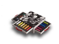 ARTMAX Blue Box 3 Drawers 18 Colour Crayon