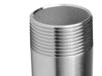 Svejsenippel 1/4 - 30mm - M/1 Gevind. Rustfri, i kvalitet AISI 316.