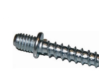 Træskrue M6x25mm t/rørbærer -