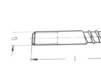 GM-X DN skruer t/rørbærer M10. - Galvaniseret Rørlegger artikler - Rør og beslag - Galvaniserte rør og beslag