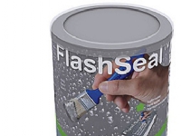 FlashSeal. grå 1.13 kg - Gummimaling som kan bruges til diverse tagreparation Rørlegger artikler - Avløp - Takrenner & tak