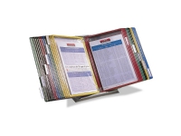 Bordstander DJOIS t-technic, A4, 30 lommer, assorterede farver Arkivering - Presentasjonsmapper & omslag - Dokument presentasjoner & tilbehør