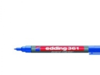 Edding e-361, 1 stykker, Blå, Blå, Grå, 1 mm Skriveredskaper - Markør - Whiteboardmarkør