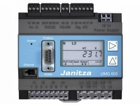 Janitza UMG 605-PRO Spændingskvalitets-analysator Strøm artikler - Øvrig strøm - Innbyggings måler