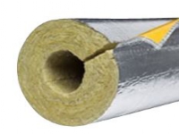Alu-rørskål 76x40mm. 1,2m – PAROC Hvac Section AluCoat T max. 250°C