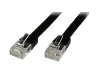 MicroConnect UltraFlat – Nätverkskabel – RJ-45 (hane) till RJ-45 (hane) – 10 m – UTP – CAT 6 – startad platt – svart