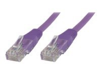 MicroConnect – Nätverkskabel – RJ-45 (hane) till RJ-45 (hane) – 5 m – UTP – CAT 5e – startad tvinnad – lila