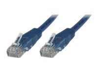 MicroConnect – Nätverkskabel – RJ-45 (hane) till RJ-45 (hane) – 20 cm – UTP – CAT 6 – startad halogenfri – blå