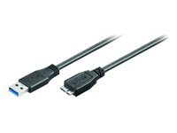 MicroConnect – USB-kabel – USB typ A (hane) till Micro-USB typ B (hane) – USB 3.0 – 3 m
