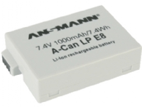 Bilde av Ansmann A-can Lp-e8 - Batteri - Li-ion - 1000 Mah - For Canon Eos 600, 650, 700, Kiss X4, Kiss X5, Kiss X7i, Rebel T3i, Rebel T4i, Rebel T5i