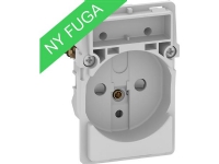 LK FUGA-uttag 2-poligt med stiftjord 112-modul utan lock