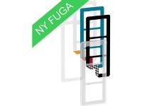Fuga Choice designramme 3x1M transparent inklusiv 6 farvevalg
