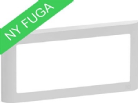 LK FUGA SOFT designram för 2-modulinsats horisontell ljusgrå