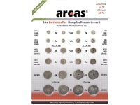 Arcas Knaps cellset HVER 2X AG1 AG3 AG4 AG5 AG8 AG10 AG12 AG13 CR1620 CR2016 CR2025 CR2032