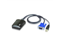 Bilde av Aten Cv211, Vga, Sort, Blå, Usb Type A + Vga, Usb Mini Type B, Hankjønn, Hunkjønn