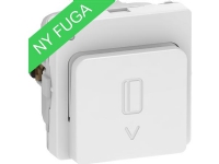 Fuga Hotel nyckelkortsbrytare med LED Vit