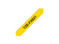 Brother TZFX621 – Svart på gult – Rulle (0,9 cm x 8 m) flexibel tape – för P-Touch PT-1080 1250 1290 1400 1650 18 1830 1850 1950 2430 2700 3600 PT-GL-200