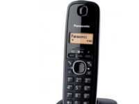 Panasonic KX-TG1611 – Trådlös telefon med nummerpresentation – DECT – 3-riktad samtalsförmåg – elfenben