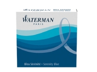 Bilde av Waterman S0110950, Blå, Blå, Hvit, Fontenepenn, 6 Stykker